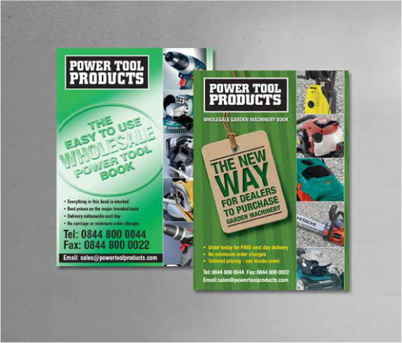 our power tools and garden machinery brochures